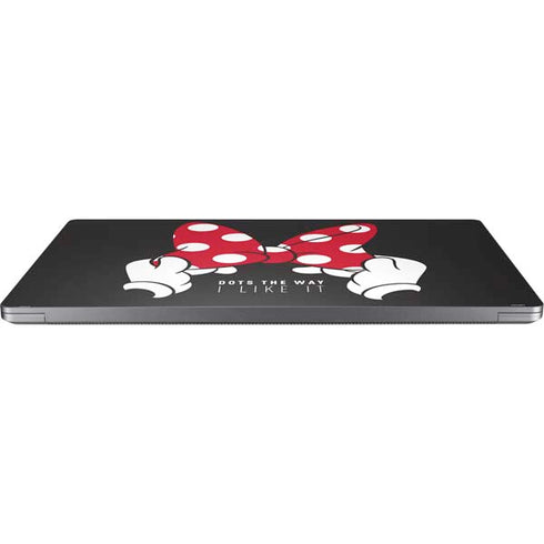 Disney Minnie Mouse Dots The Way Universal Laptop 12in (9.8 x 6.8in) Skin